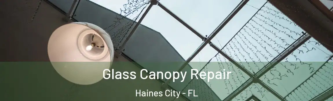 Glass Canopy Repair Haines City - FL