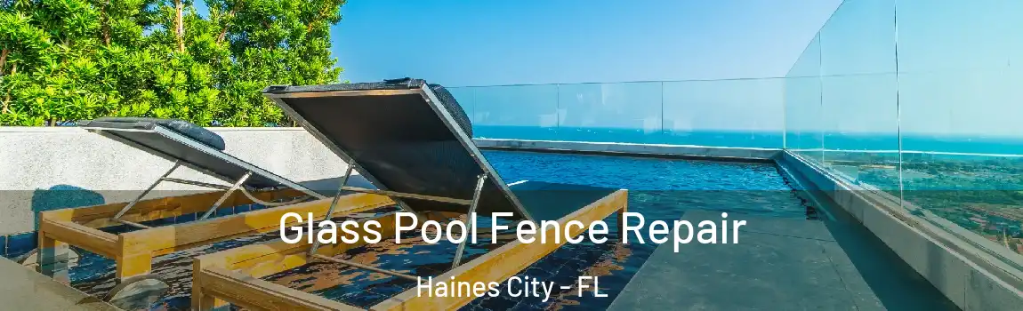 Glass Pool Fence Repair Haines City - FL